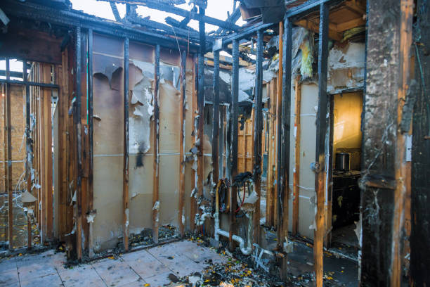 Professional Fire Damage Removal technician working in Thermal, CA